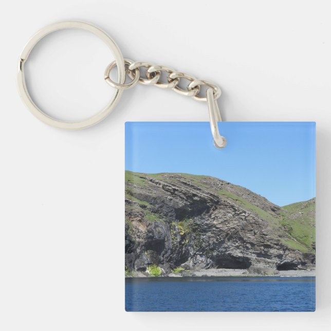 Ön Skye Drakhuvud Klippformation Kustlinje (Framsidan)