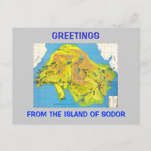 ön Sodor Vykort