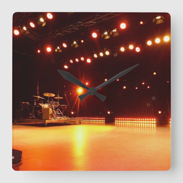 On stage fyrkantig klocka (Framsida)