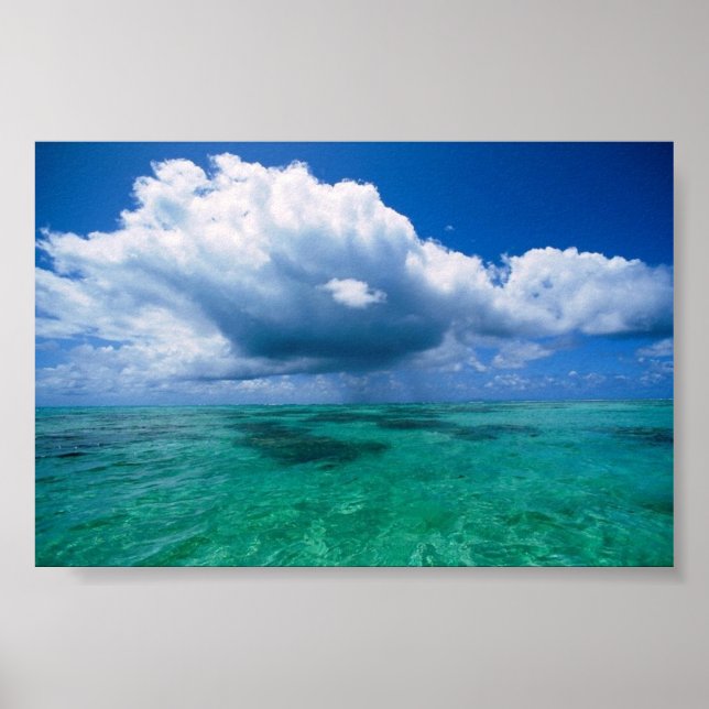 ön Tahaa, Fransken Polynesien Poster (Framsidan)