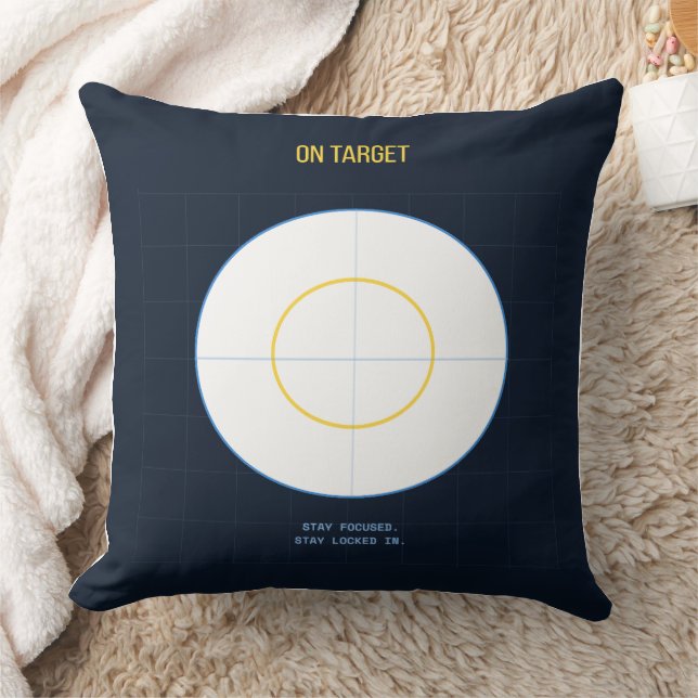 On Target — 90s Maximalist Throw Pillow | Retro  Kudde (Filt)