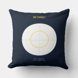 On Target — 90s Maximalist Throw Pillow | Retro  Kudde