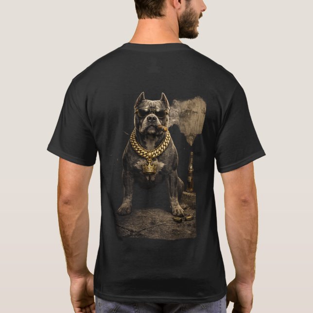 On Tha Grind Fa Mine T Shirt (Baksida)