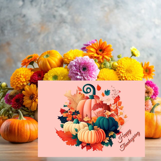 On Thanksgiving we give thanks Kort (Skapare uppladdad)