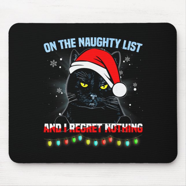 On The Naughty List And I Regret Nothing Cat Chris Musmatta (Framsidan)