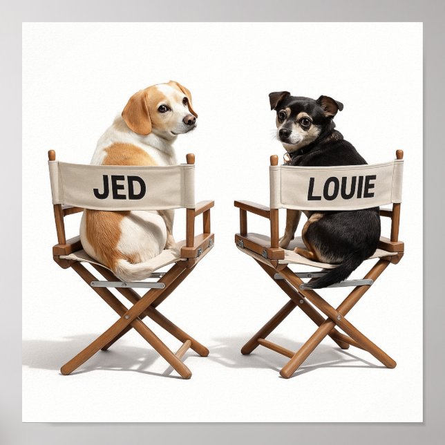 "On The Set" Poster (Framsidan)