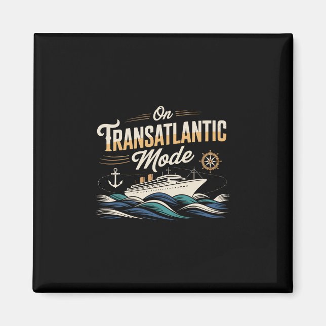 On Transatlantic Mode Shirt Transatlantics Shirts  Magnet (Framsidan)