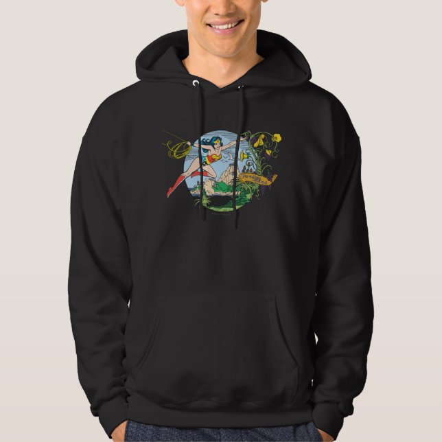  ön Woman Paradise Hoodie (Framsida)