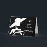 ON YOUR **50th** BIRTHDAY YOU LOOK FABULOUS Card Kort<br><div class="desc">**50** NEVER LOOKED SO GOOD BIRTHDAY CARD WILL BE SURE TO MAKE HER FEEL "FANTASTIC" AND CHANGE THE "AGE" IF YOU WISH OR THE VERSE AS WELL!!!!</div>