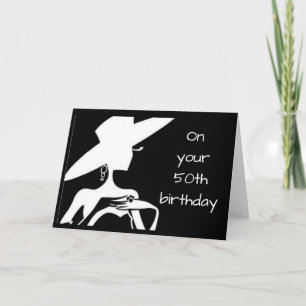 ON YOUR **50th** BIRTHDAY YOU LOOK FABULOUS Card Kort