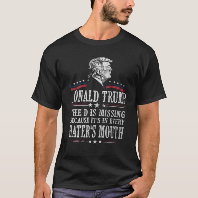 Onald Trump D saknar presidentstöd för 2020 T Shirt (Framsida)