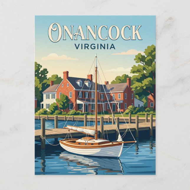 Onancock USA Vykort (Framsida)
