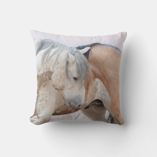 Onaqui Vild Horses Dekorativ kudde (Framsida)
