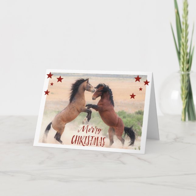 Onaqui Vild - Julkort Helgdag Kort (Framsida)