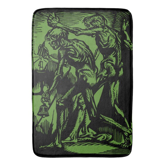 Onärliggande ohyggligheter efter döda gruvarbetare badrumsmatta (Framsidan (Vertikal))