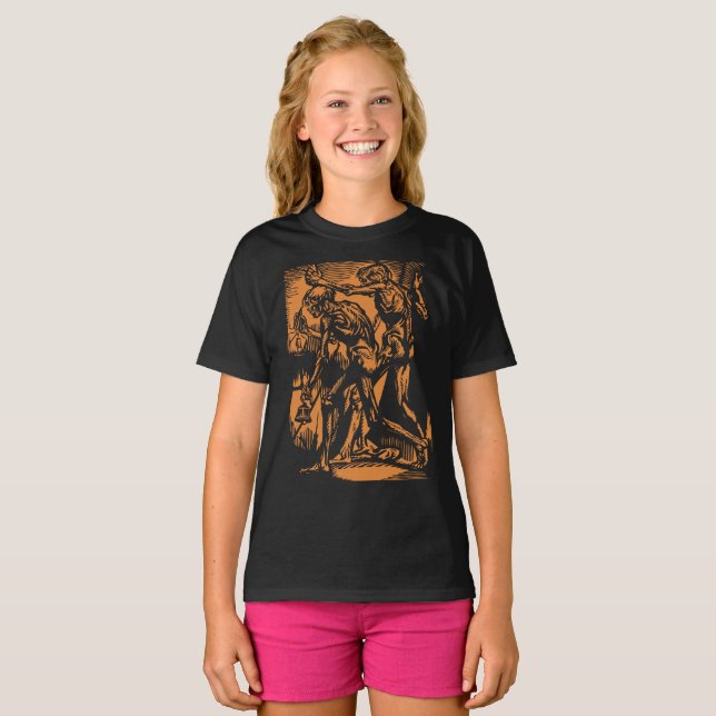 Onärliggande ohyggligheter efter döda gruvarbetare t shirt (Hel framsida)