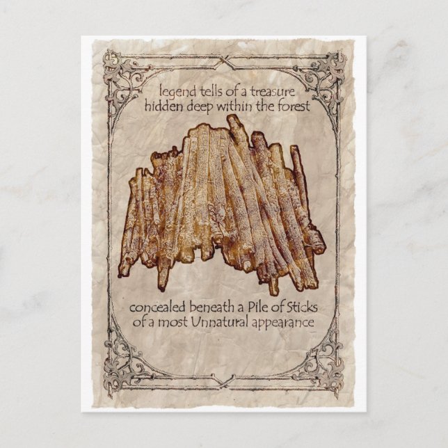 Onaturlig cirkel av vykort för fästingar (Framsida)