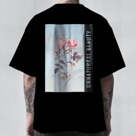 Onaturlig Skönhet Modern Vintage Ros Estetisk T-Sh T Shirt