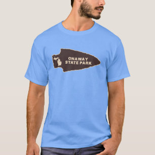 Onaway State Park Michigan MI Rustik Arrowhead T Shirt