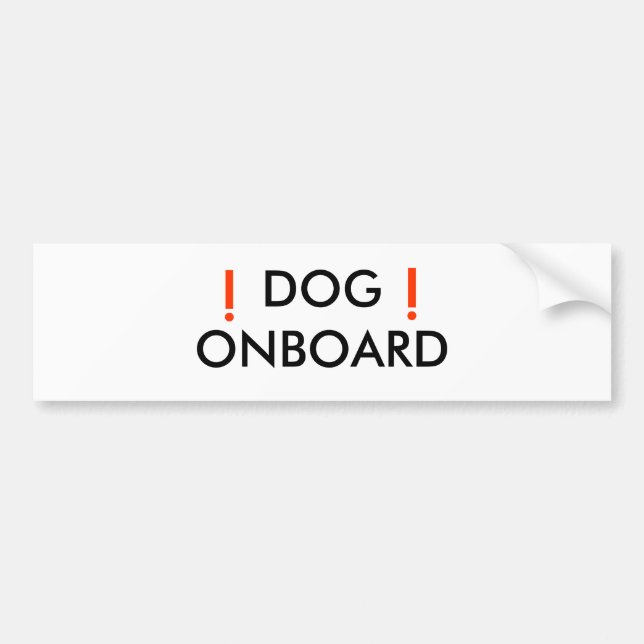 ONBOARD HUND! ! BILDEKAL (Framsidan)