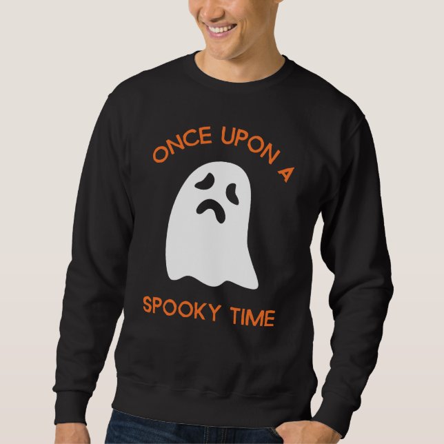 Once Upon A Spooky Time  Lång Ärmad Tröja (Framsida)