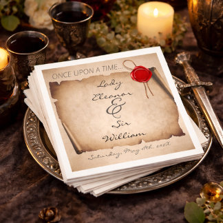 Once Upon A Time Medieval Moody Scroll Wax Seal Pappersservett