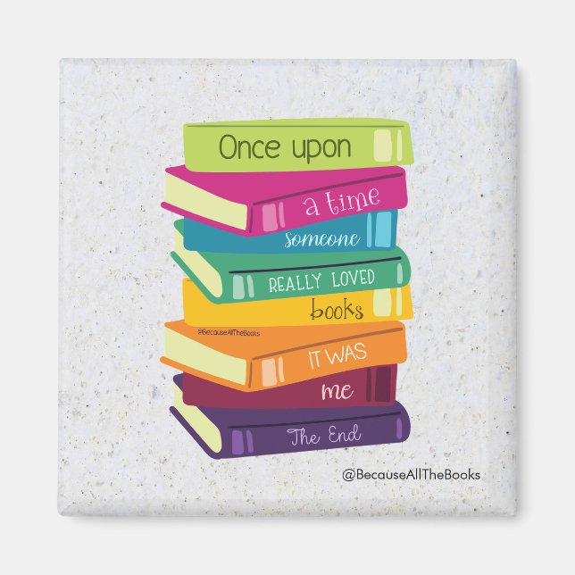 Once Upon A Time Someone Loved Books Magnet (Framsidan)