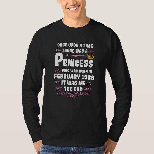 Once upon a time there was a princess February 196 T Shirt (Framsida)