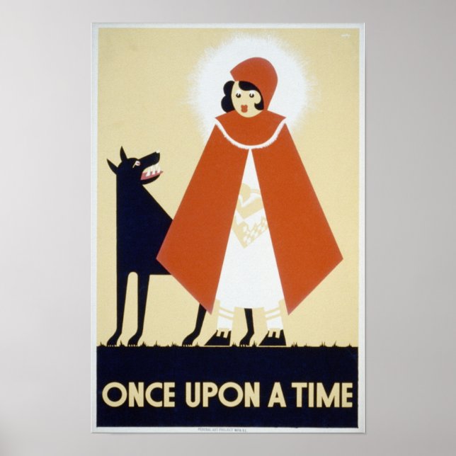 Once Upon A Time Vintage WPA-affisch Poster (Framsidan)