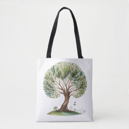 Once Upon a Tree Tote Bag  Tygkasse