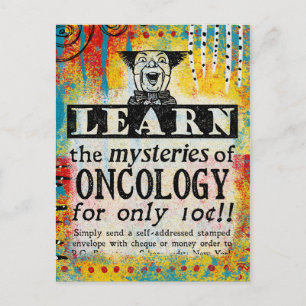 Oncologis Mysteries - Funny Vintage annons Vykort