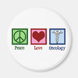 Oncologist Peace Kärlek Oncology Office Magnet