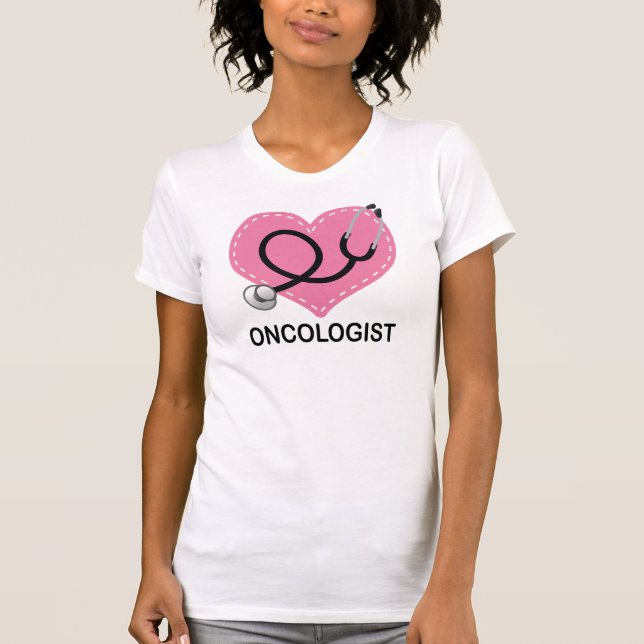 Oncologisthjärtagåva T-shirt (Framsida)