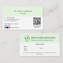 Oncology Clinical Business | Enkel Möte Visitkort