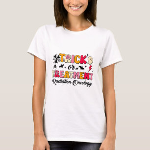 Oncology Halloween för bestrykning eller behandlin T Shirt