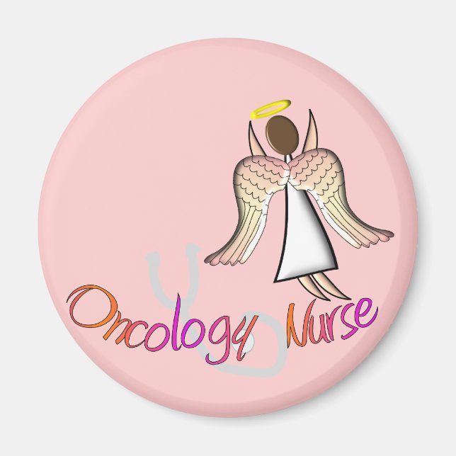 Oncology Nurse Angel Magnet (Framsidan)