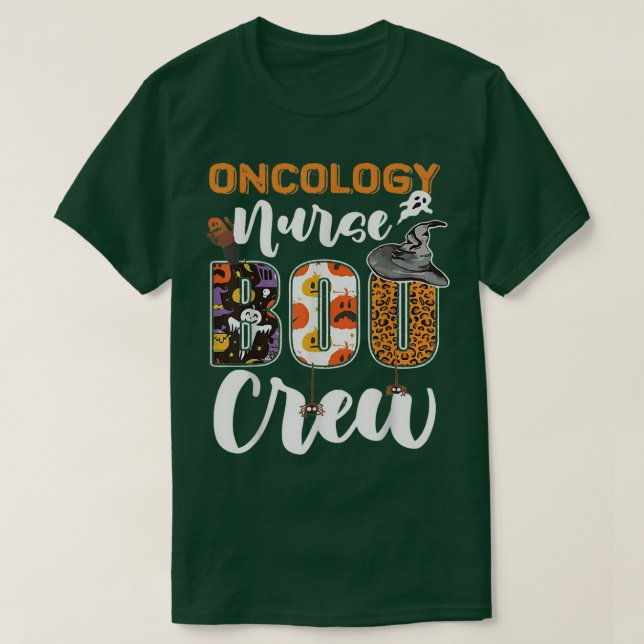 Oncology Nurse Boo Crew Cute 2610 T Shirt (Design framsida)