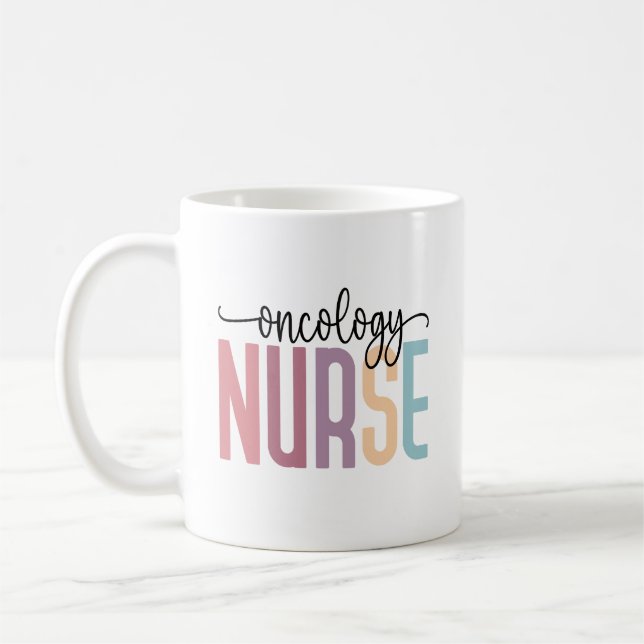 Oncology Nurse Cancer Chemo Nurse Week Kaffemugg (Vänster)