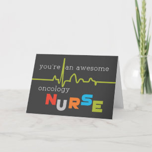 Oncology Nurse Day Fantastisk Kort