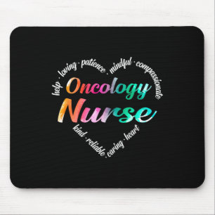 Oncology Nurse Heart Ord Cloud Watercolor Rainbow Musmatta