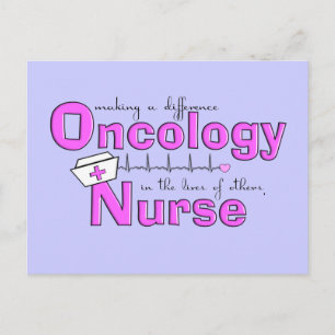 Oncologysjuksköterskagåvor Vykort