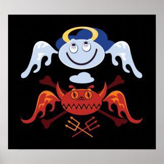 ond ängel poster