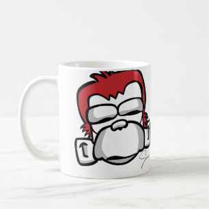 Ond apamugg för begränsad upplaga kaffemugg