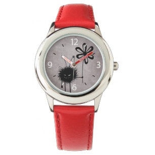 Ond blommakrypvintage armbandsur