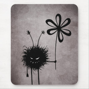 Ond blommakrypvintage Mousepad Musmatta