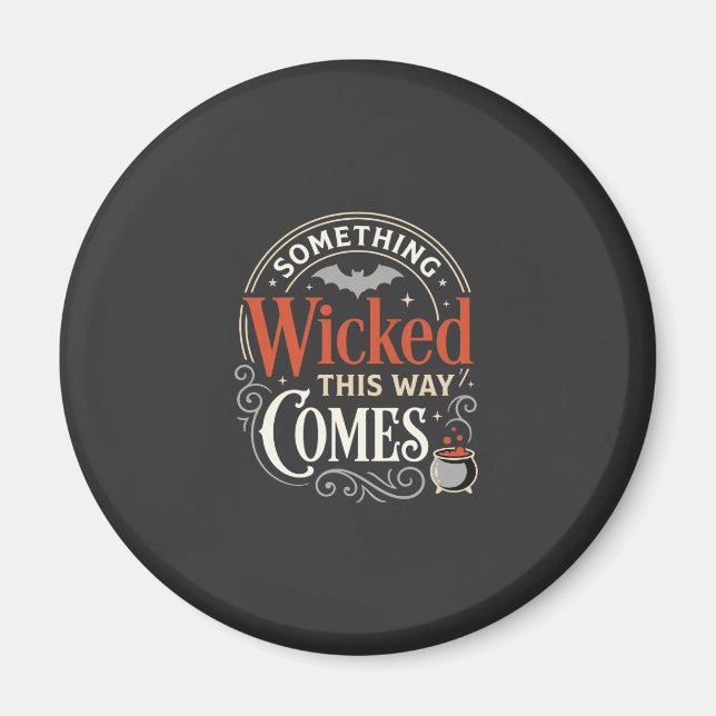 Ond Brådskar Halloween-design_1 Magnet (Framsidan)