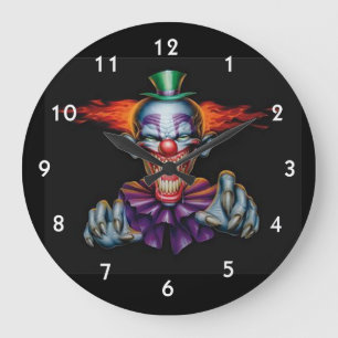 Ond clown för mördare stor klocka