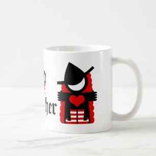 Ond enorm styvmor kaffemugg