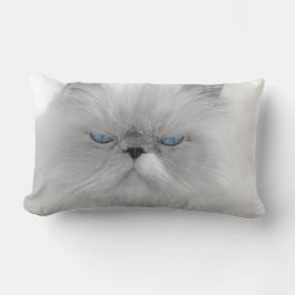 Ond farfar av den Grumpy katten Lumbarkudde