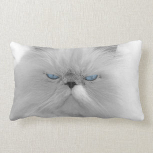 Ond farfar av den Grumpy katten Lumbarkudde